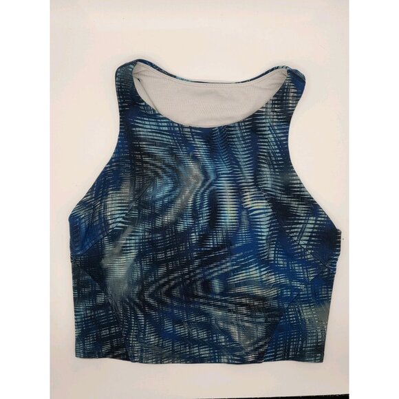 Lululemon Invigorate Tank Top Size 6 Training Flux Blue Racerback Shapeshifter - Picture 10 of 10